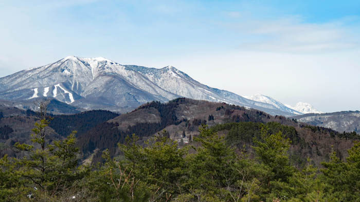 飯縄山：地附山から