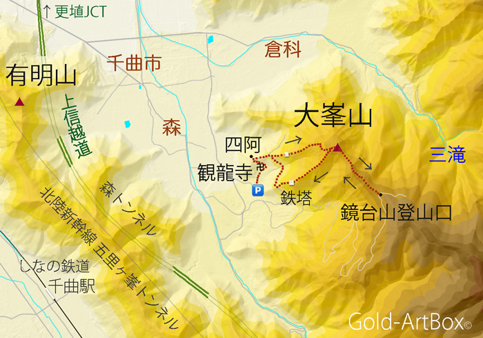 map：大峯山