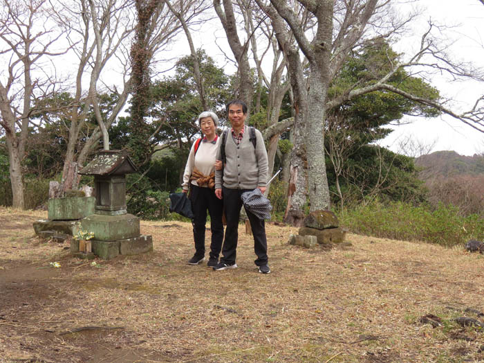 photo：源氏山山頂で