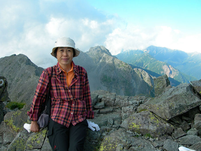 photo稜線で一息/穂高岳