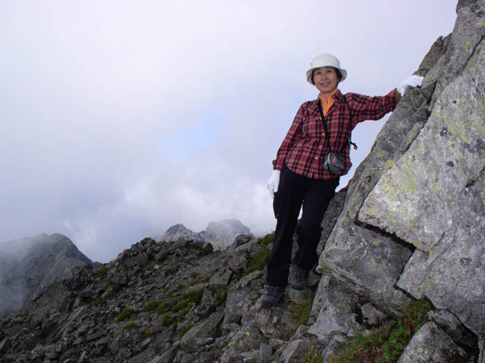 photo稜線で一息/穂高岳