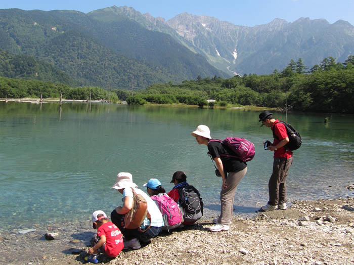 photo4穂高をバックに/上高地