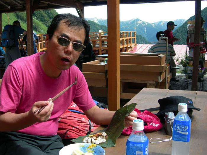 photo54涸沢ヒュッテで