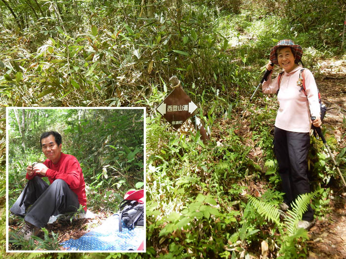 photo14西登山道分岐でおにぎり