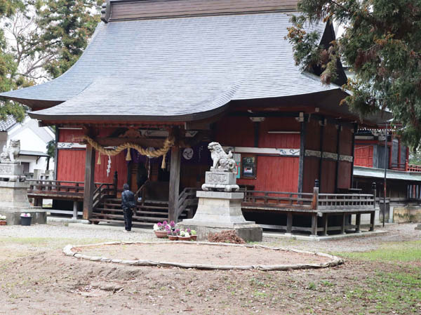 photo：土俵がある佐良志奈神社
