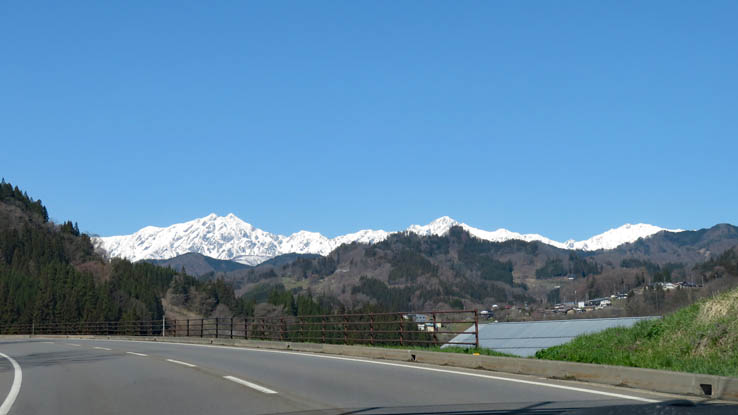 北アルプス後立山連峰の山々