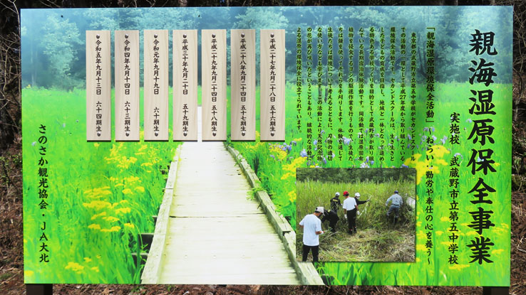 目新しい看板：武蔵野市立第五中学校