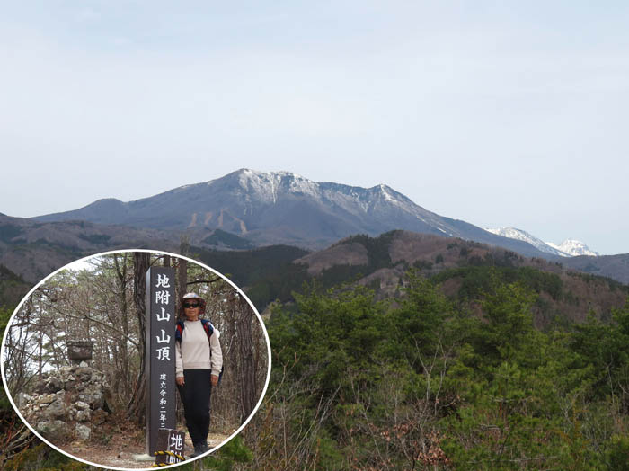 photo：随分雪が溶けた飯縄山：地附山から