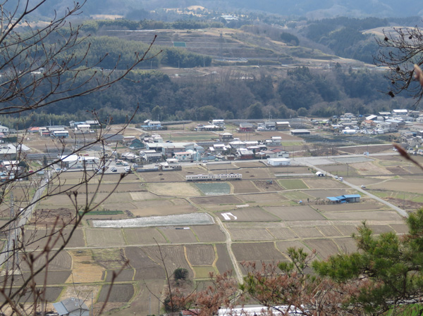 photo：上信電鉄が見える・神成山