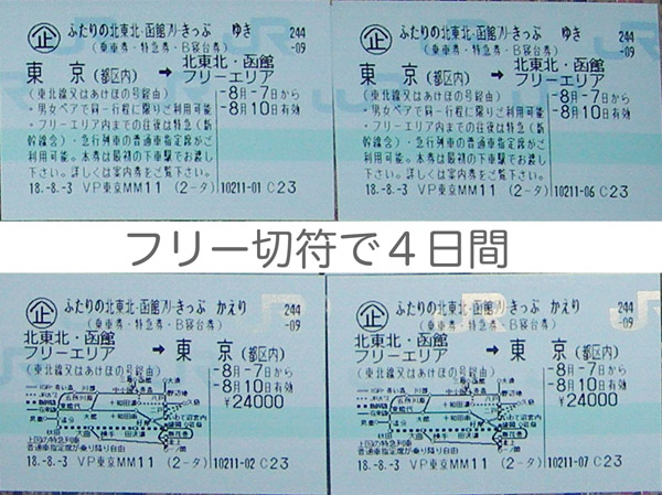 photo：フリー切符