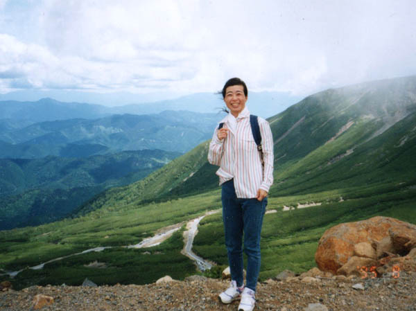 photo：畳平から稜線を行く：乗鞍岳