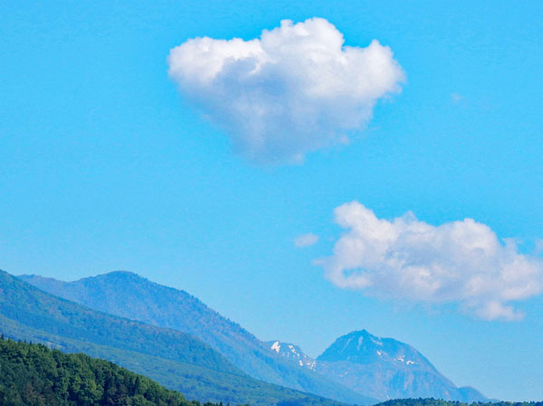 photo：雲：地附山 