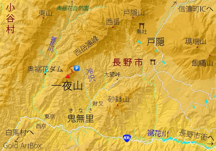 map・一夜山周辺