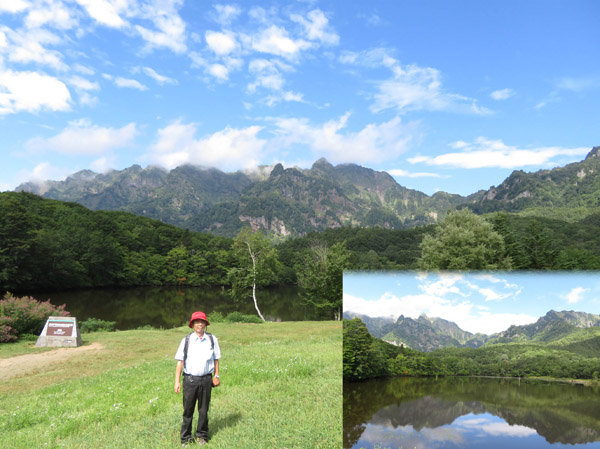 photo 鏡池で