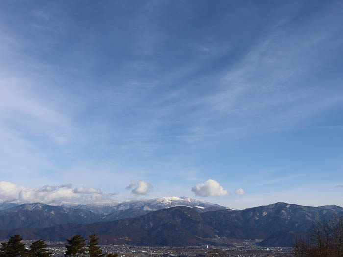 四阿山と根子岳：茶臼山から