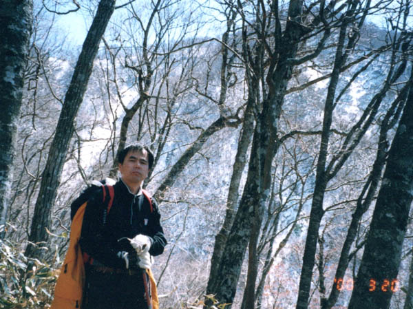 photo：雪が残っている：桧洞丸