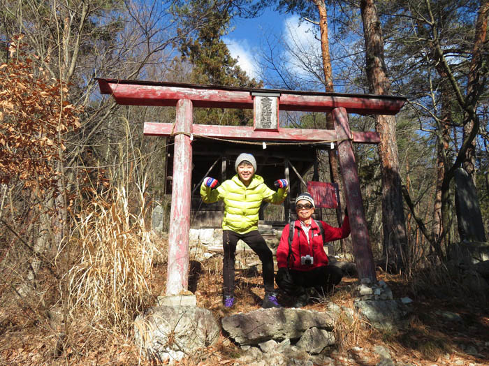 photo：金刀比羅宮の鳥居で：地附山