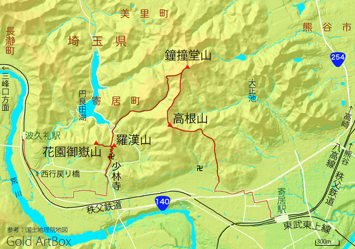 地図：鐘撞堂