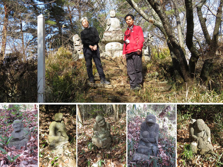 photo：五百羅漢と羅漢山山頂で