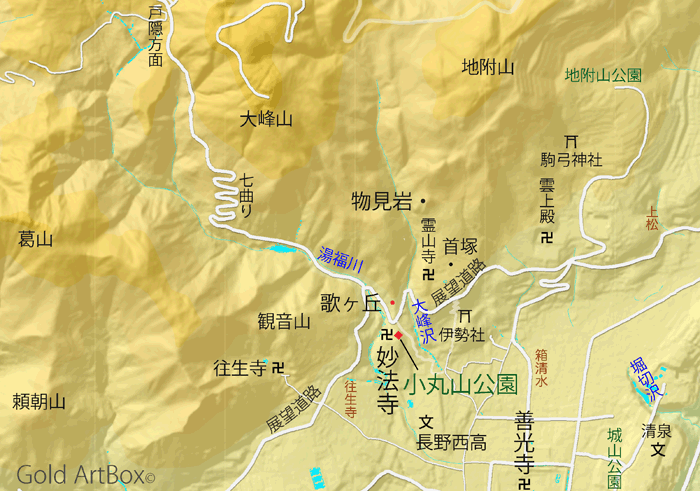 地図小丸山公園 