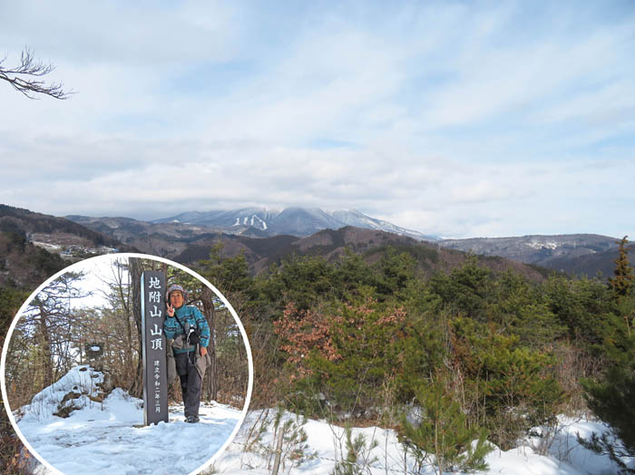photo14飯縄山の上には雲が：地附山 