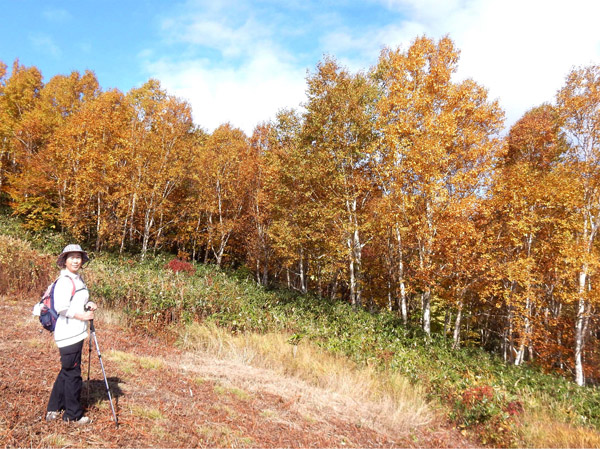 photo ゲレンデも紅葉