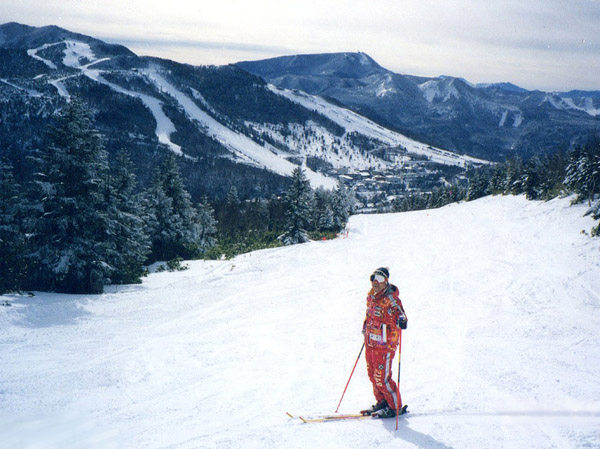 photo 焼額山ゲレンデ-山頂近く1998.12.27