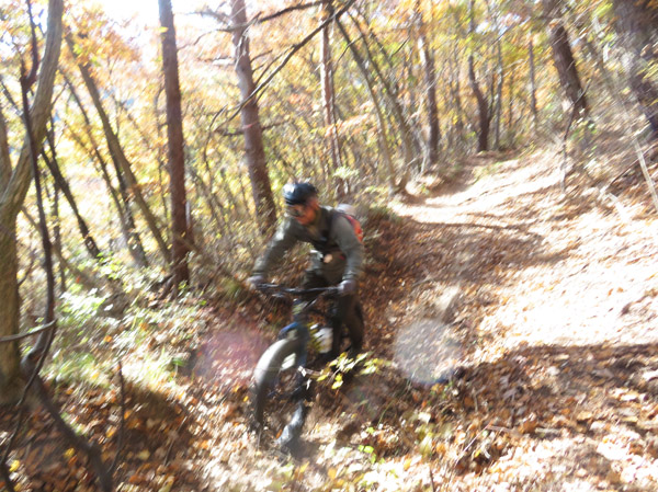 photo・お兄さんが降りて行きました・三笠山