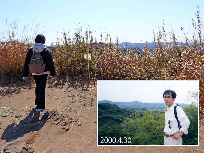 photo18大平山から25年前と同じ山並みを見る
