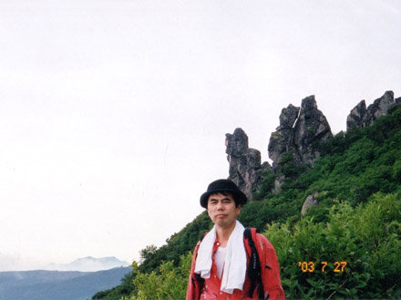 photo 武利岳、武華山が遠くに