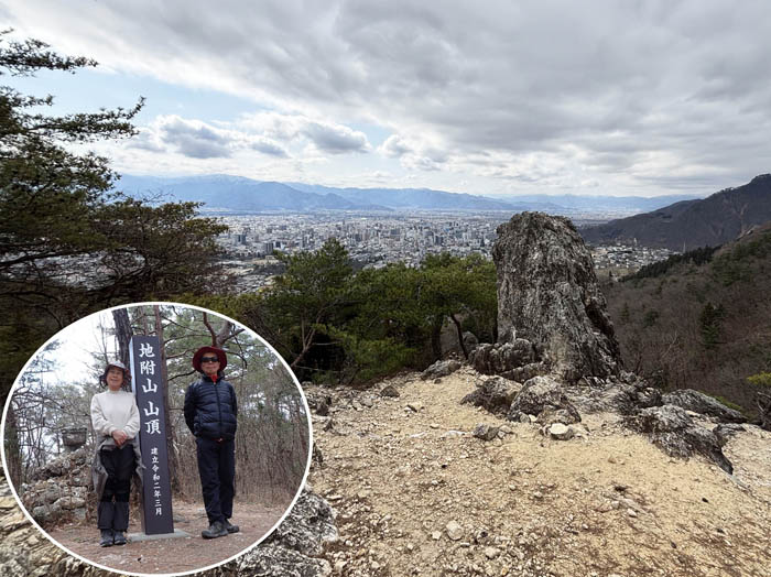 photo6物見岩から登る：地附山 