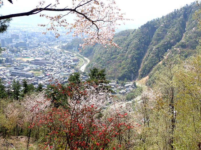 photo裾花川を見下ろす