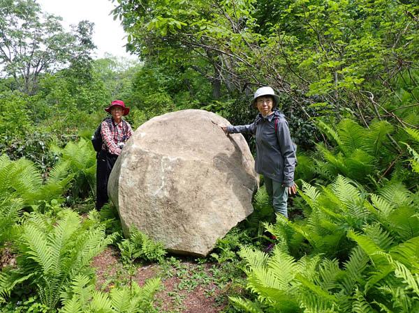 photo23道の真ん中に大岩