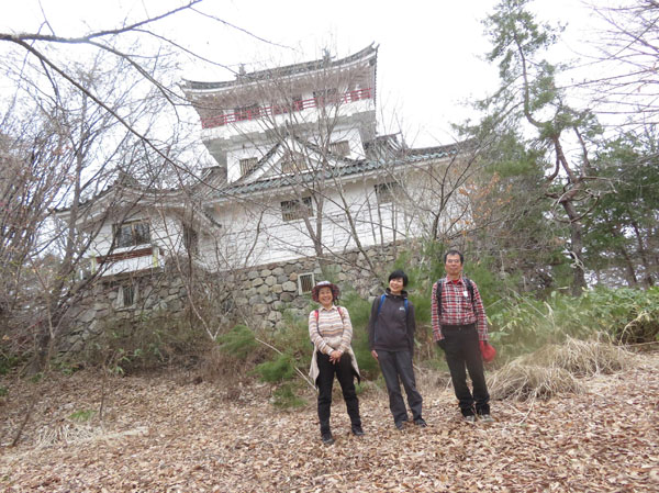 photo 大峰山。斜めなのは誰でしょう