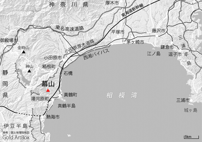 地図：幕山