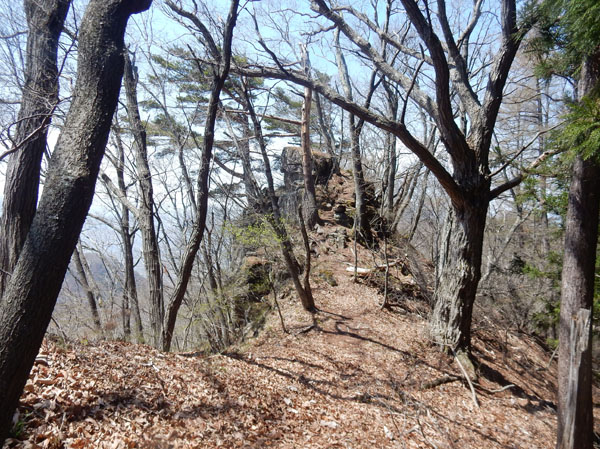 photo・狭い尾根　奇妙山