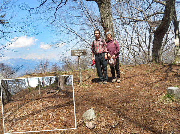photo 栗のイガいっぱいの奇妙山山頂
