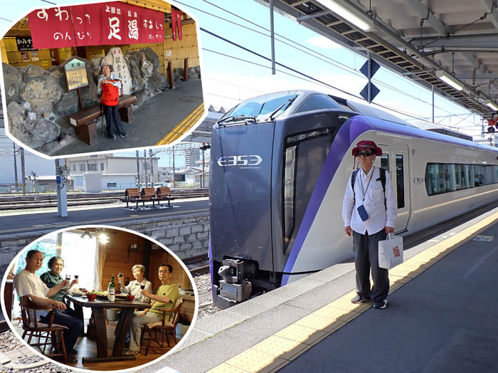 photo4特急あずさで上諏訪へ