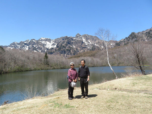 photo 鏡池にて・戸隠高原