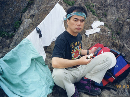 おにぎりは最高,早池峰山