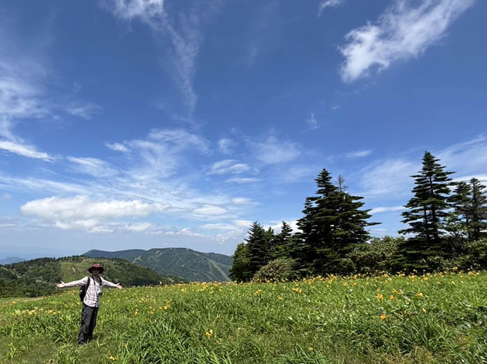 photoニッコウキスゲ咲く寺小屋ゲレンデ