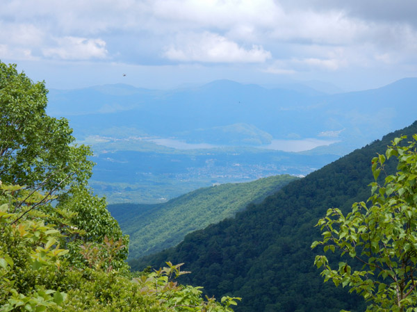 photo・野尻湖　瑪瑙山山頂付近から