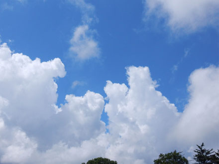 photo・入道雲　戸隠高原