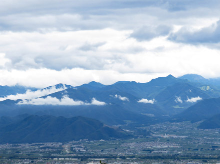photo：雲が湧く2021.8.18・地附山