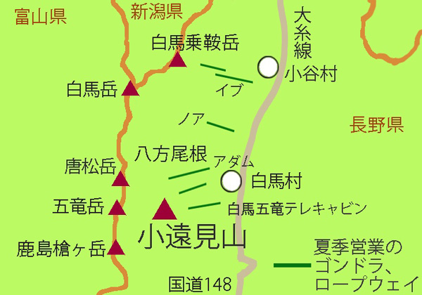 地図・小遠見山