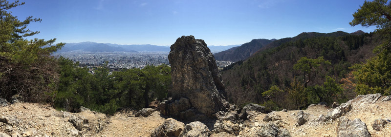 photo：物見岩から善光寺平