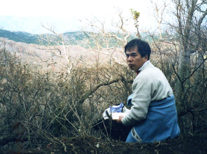 photo：山のデッサン　万二郎の肩で：天城山