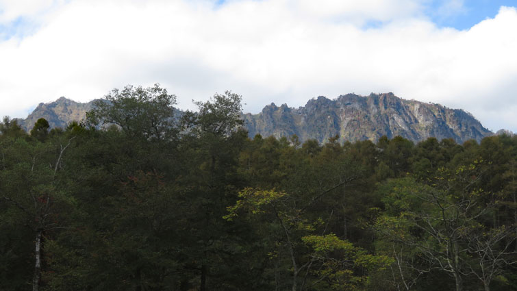 photo：戸隠山・戸隠森林植物園から