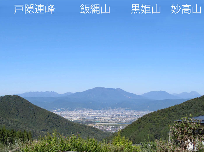 photo：山新田から善光寺平