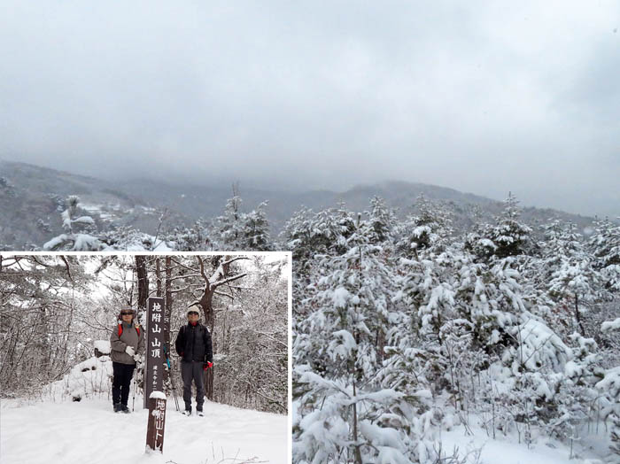 photo23雪雲に隠れた飯縄山/地附山から